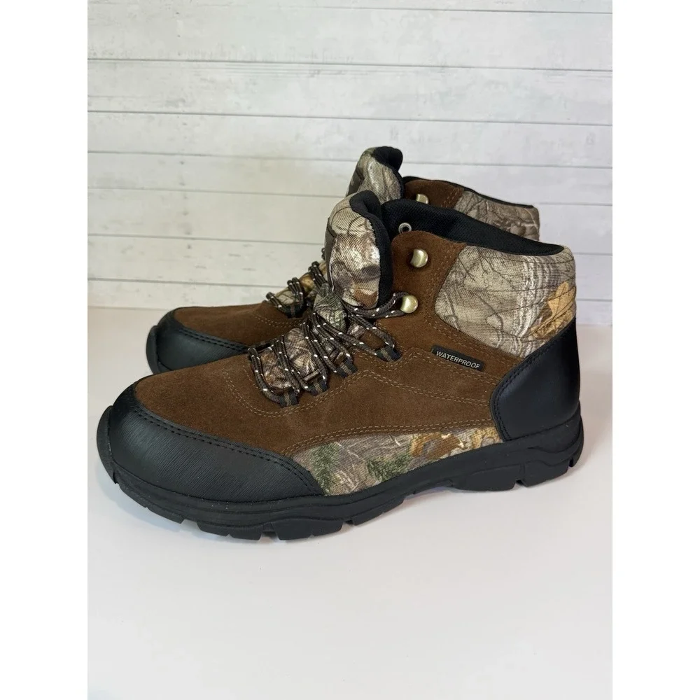 Herman Survivors Men's Mid Waterproof Hunting Boots Camo Brown Size 10.5W NWT